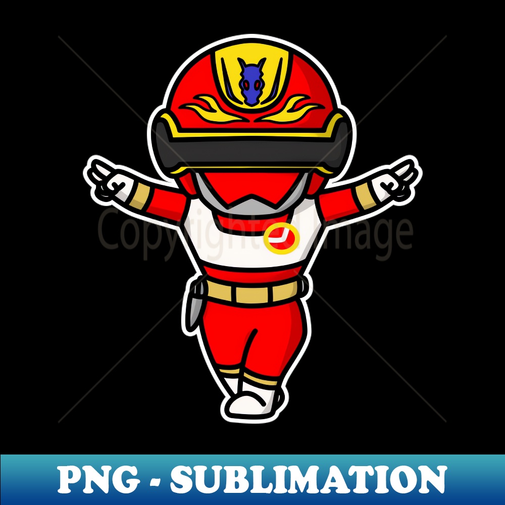 ChangeDragon Super Sentai Chibi Style Kawaii - PNG Transpare - Inspire ...