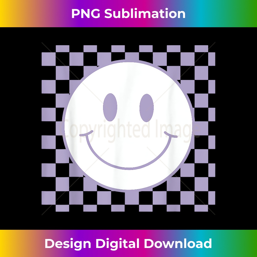 Funny Happy Face Checkered Pattern Smile Face Meme - Vibrant | Inspire ...