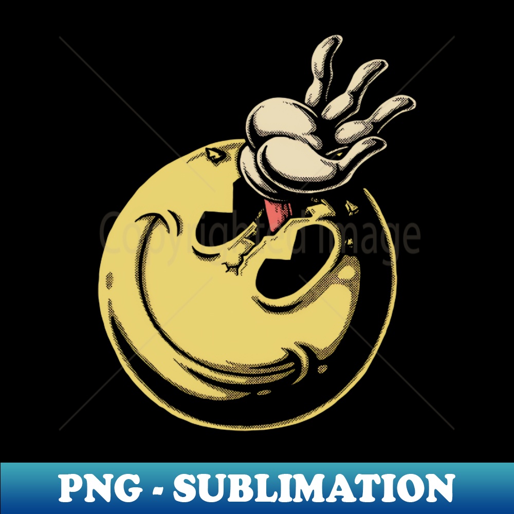 cartoon illustration of a hand comes out from the smile icon | Inspire ...