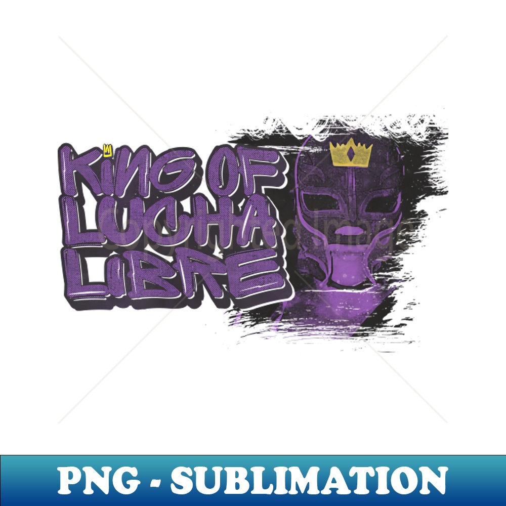 Lucha Text Ransparent King of Lucha Libre - PNG Transparent Sublimation Design - P | Inspire ...