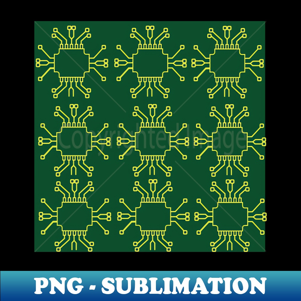 Printed circuit Board PCB Seamless Pattern Design for Electr | Inspire ...