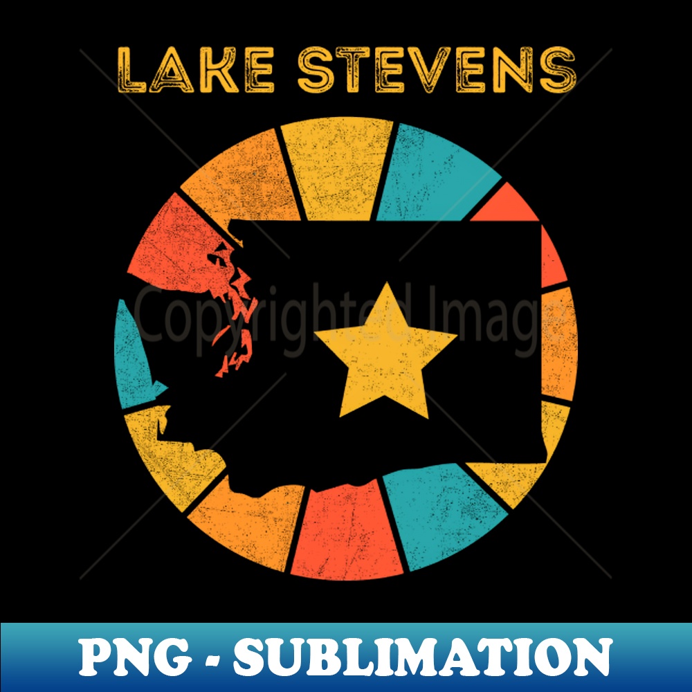 Lake Stevens Washington Vintage Distressed Souvenir PNG Tr Inspire