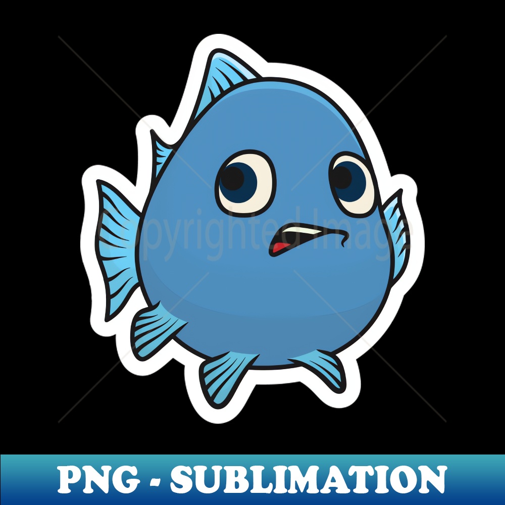 Cute Fish Cartoon Sticker design vector illustration Animal | Inspire ...