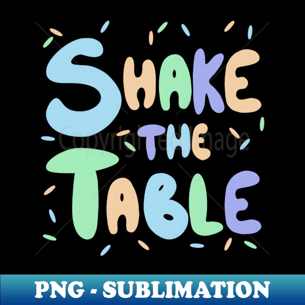 Shake the table - PNG Transparent Digital Download File for | Inspire ...
