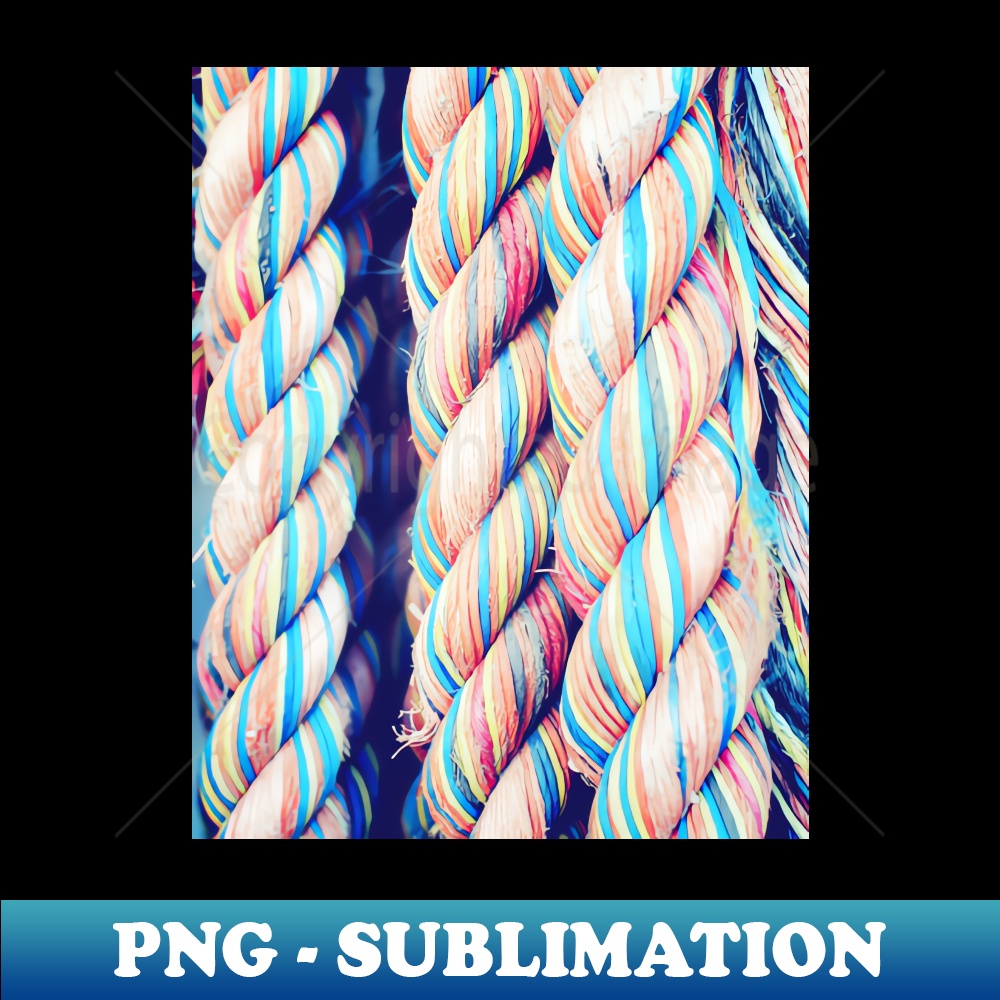 Rainbow Ropes - PNG Transparent Sublimation Design - Perfect | Inspire ...