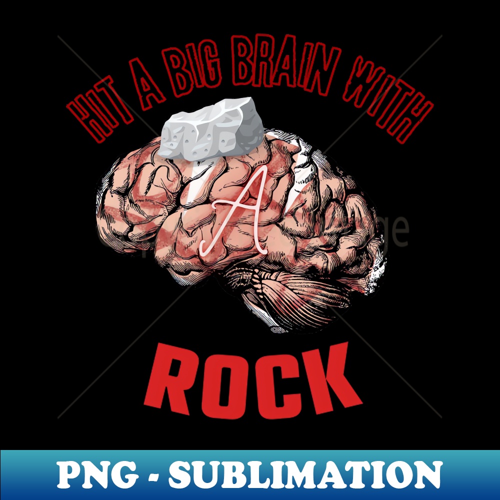 Big brain rock - Decorative Sublimation PNG File - Vibrant a | Inspire ...
