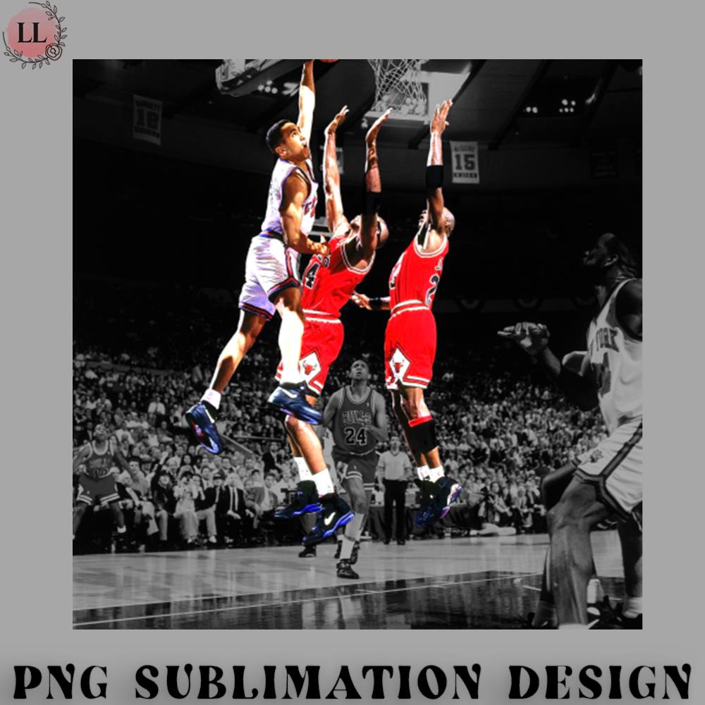 john starks jordan dunk