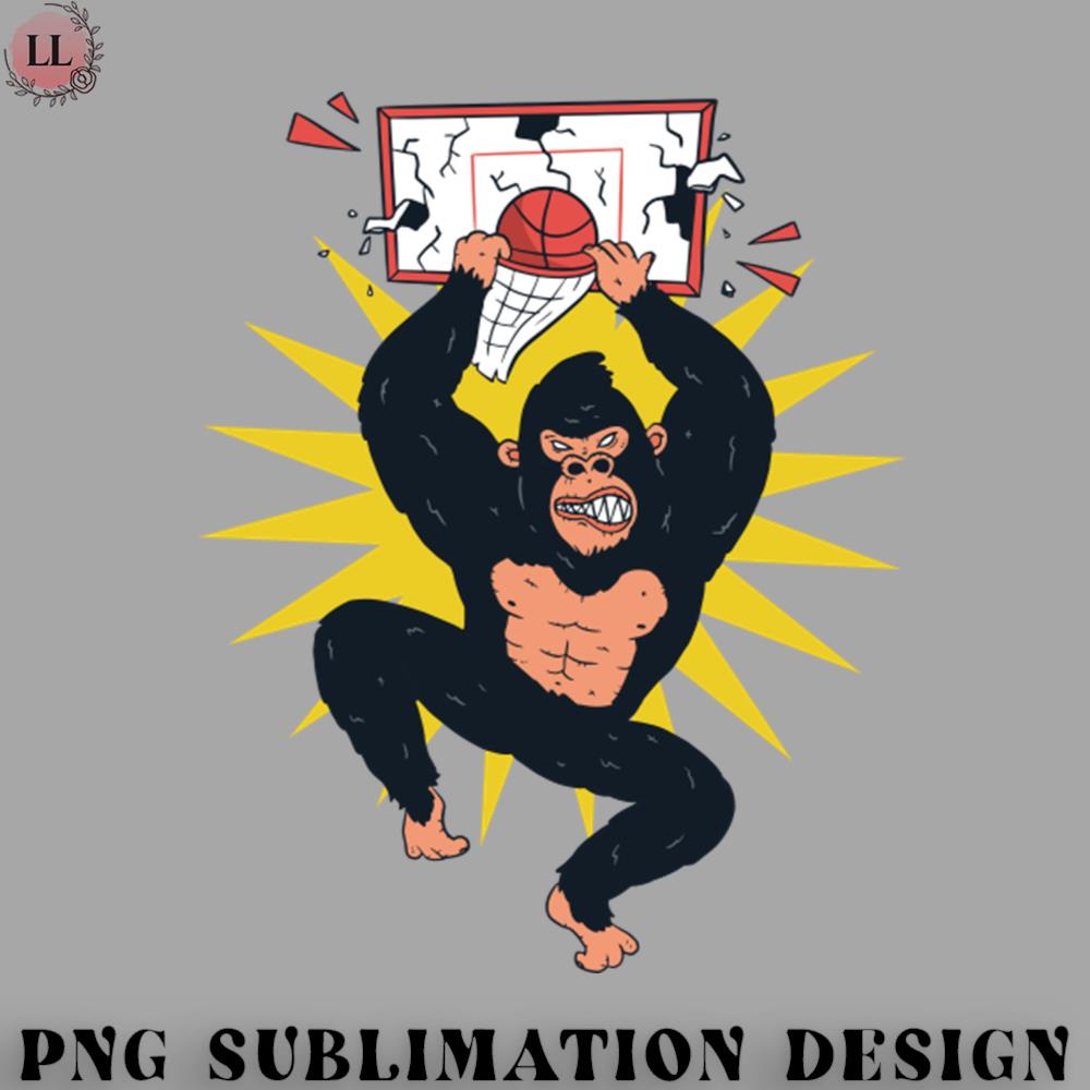 Basketball PNG Basketball Gorilla - Inspire Uplift