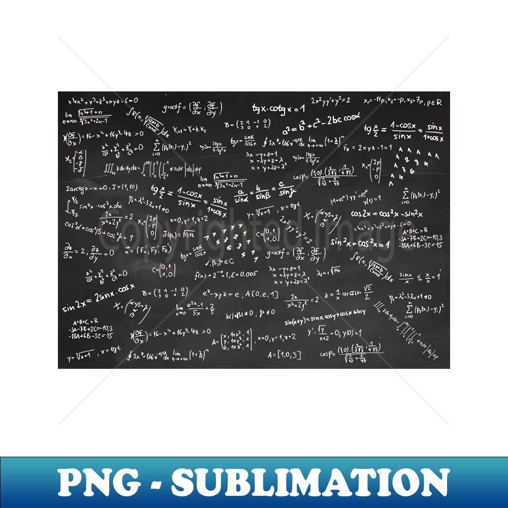 Blackboard With Numbers Math Formulas Mathematics Equations Inspire