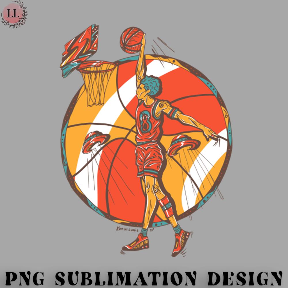 Basketball PNG Cafe Legendary Baller Number 8 Inspire Uplift