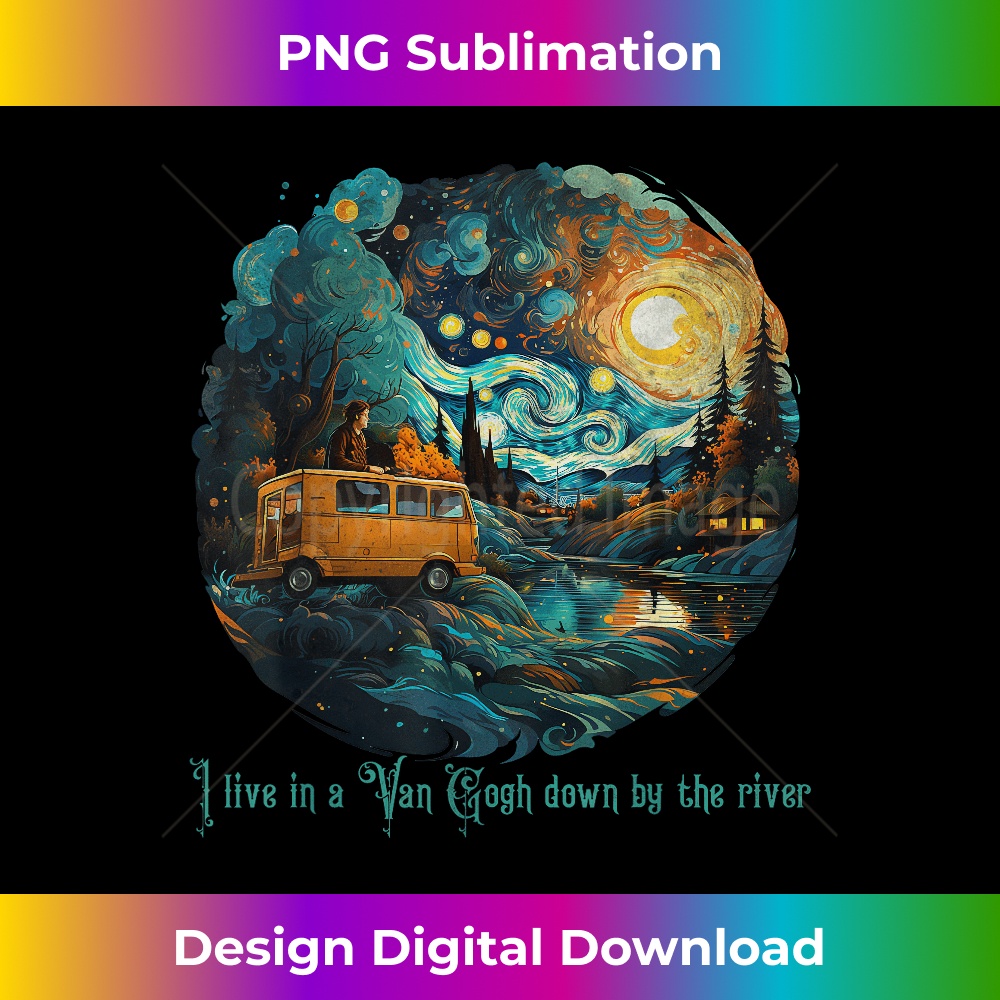 I live in a Van Gogh down by the river - Contemporary PNG Su | Inspire ...