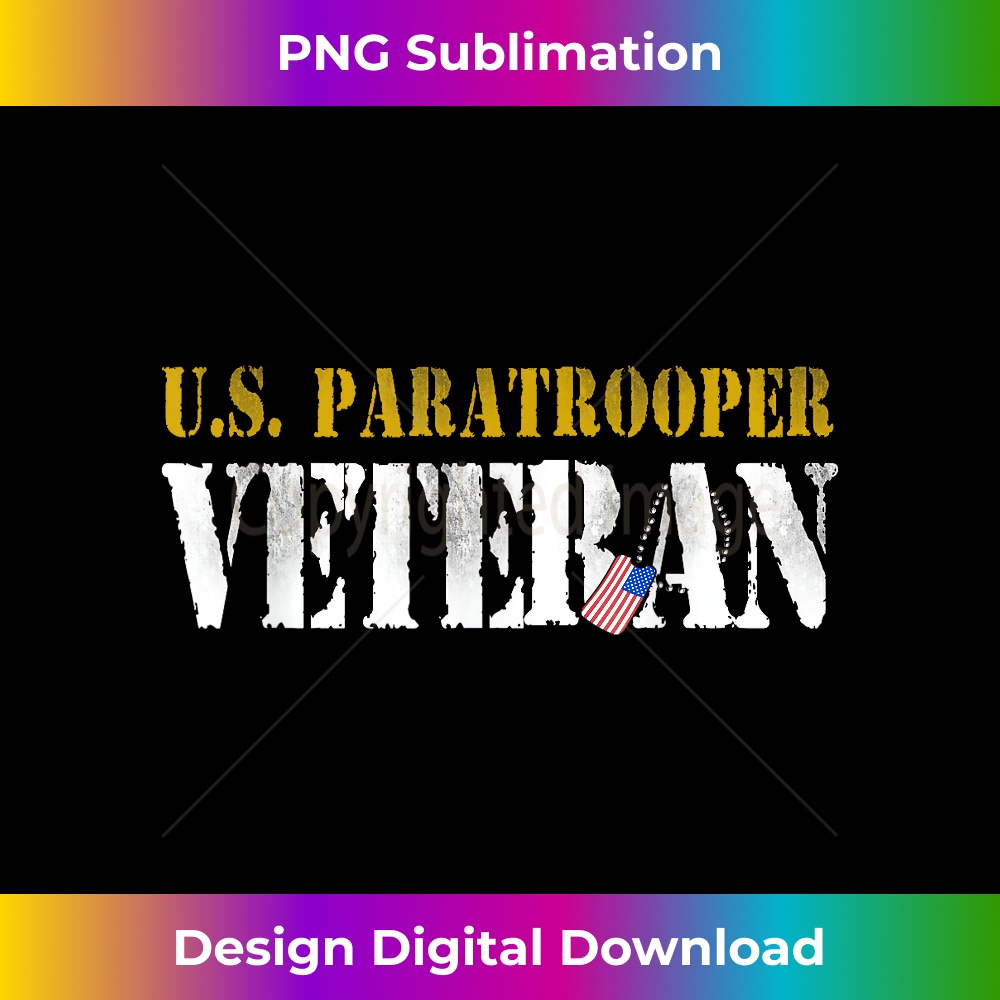 US Paratrooper Army Veteran Airborne Division - Minimalist S - Inspire