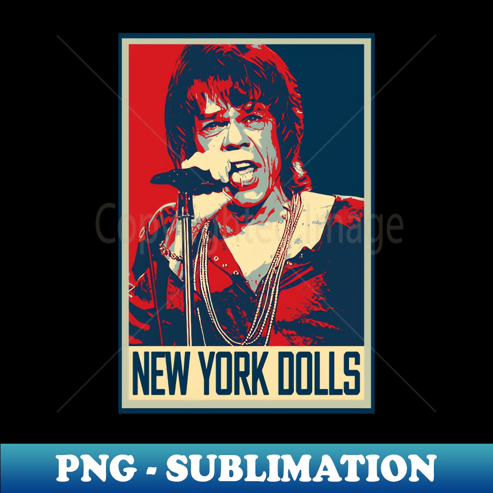 New York Dolls Glam Rock Pioneers - Exclusive PNG Sublimatio | Inspire ...
