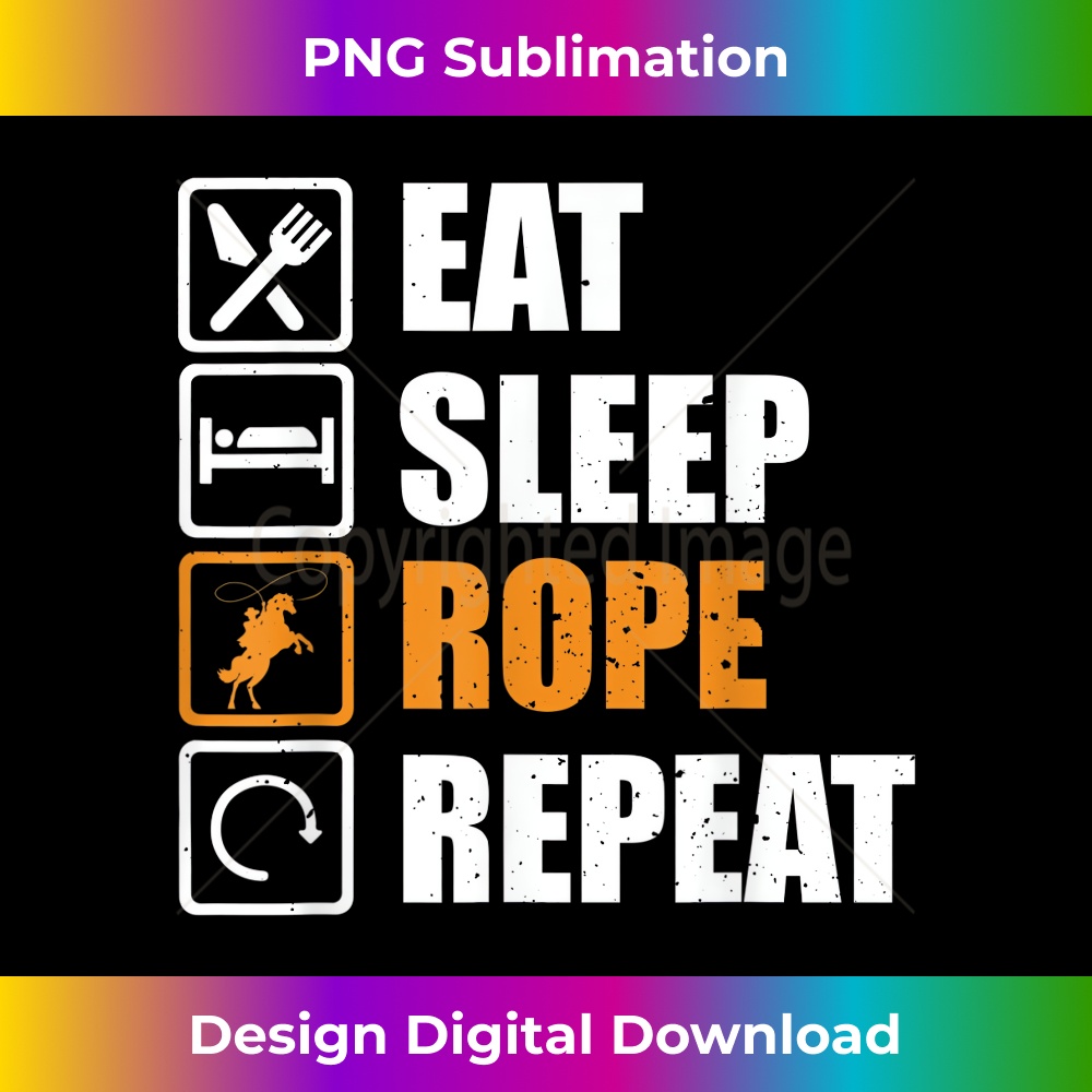 Eat Sleep Rope Repeat Rodeo Clown Cowboy Cowgirl - Edgy Subl | Inspire ...
