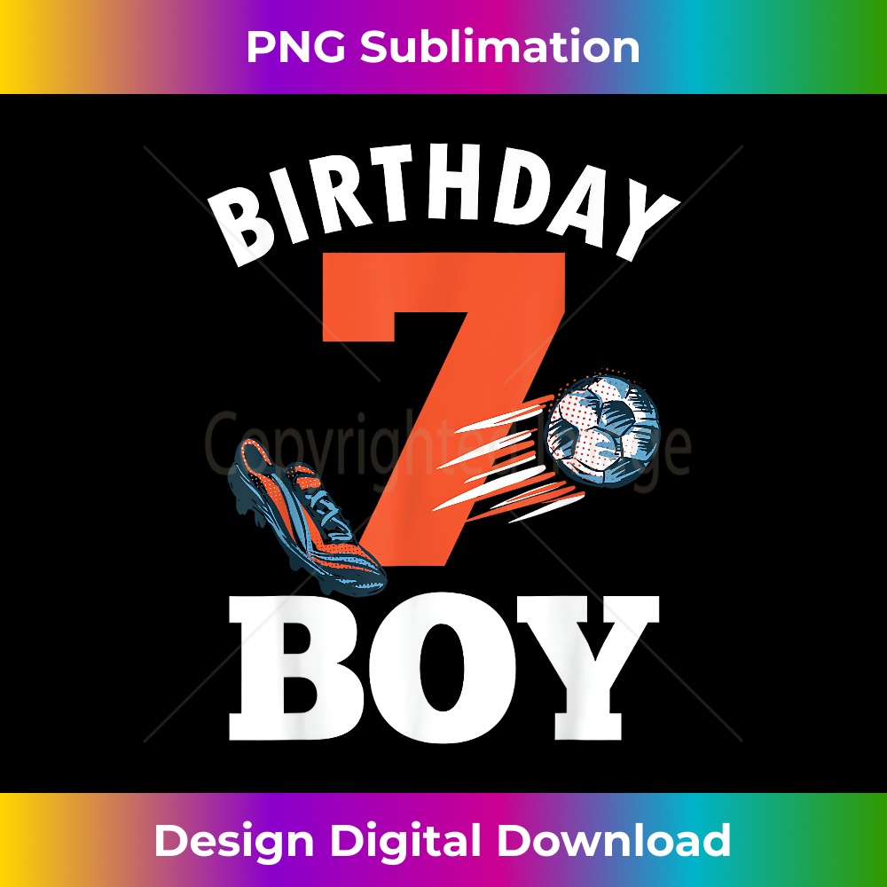 Future Soccer Born in 2010 T-Shirt 7th Birthday