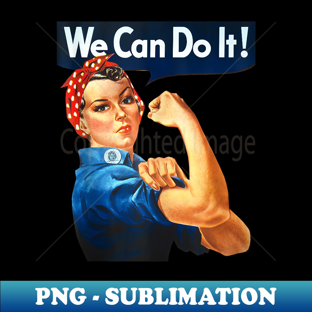 WE CAN DO IT Rosie the Riveter Vintage Feminist Icon - Premi | Inspire ...