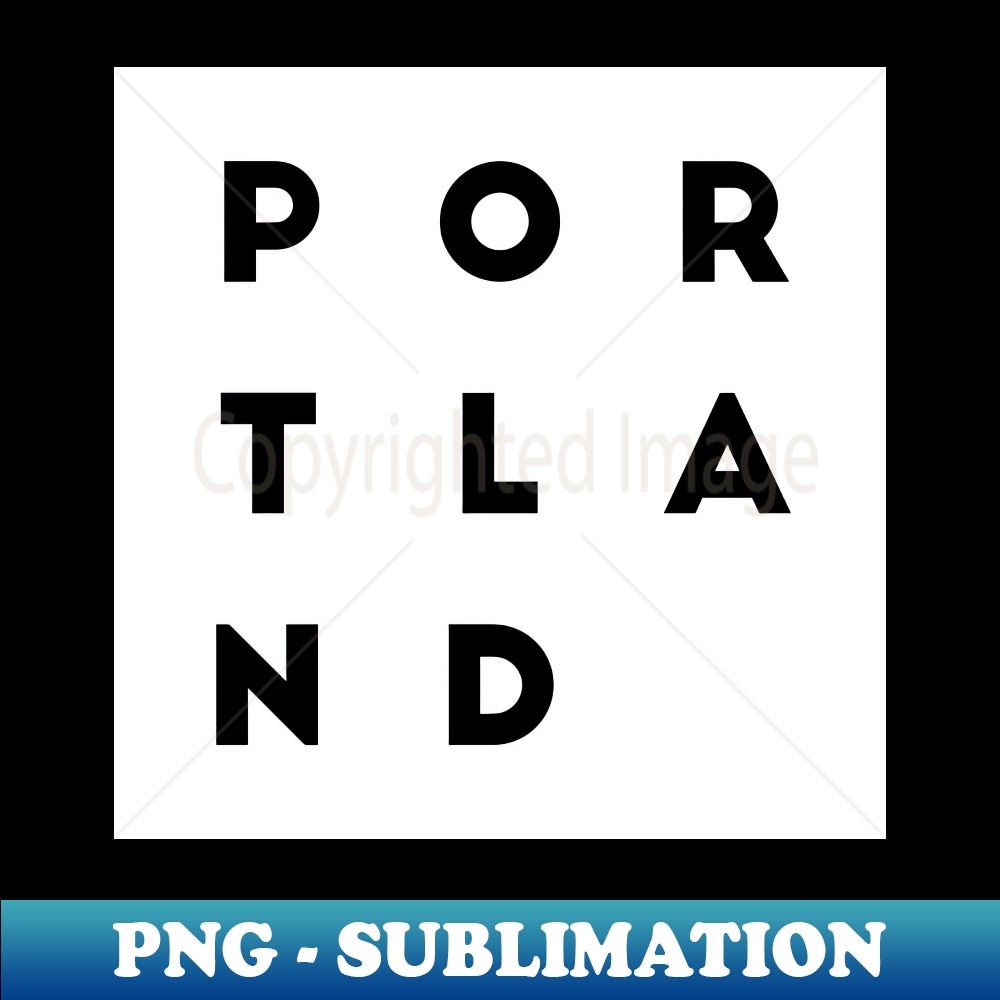 Portland White square letters - High-Resolution PNG Sublima - Inspire ...