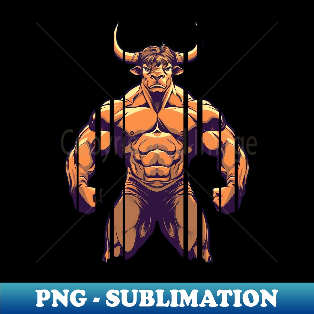 muscular gym freak bodybuilder bull - Digital Sublimation Do | Inspire ...