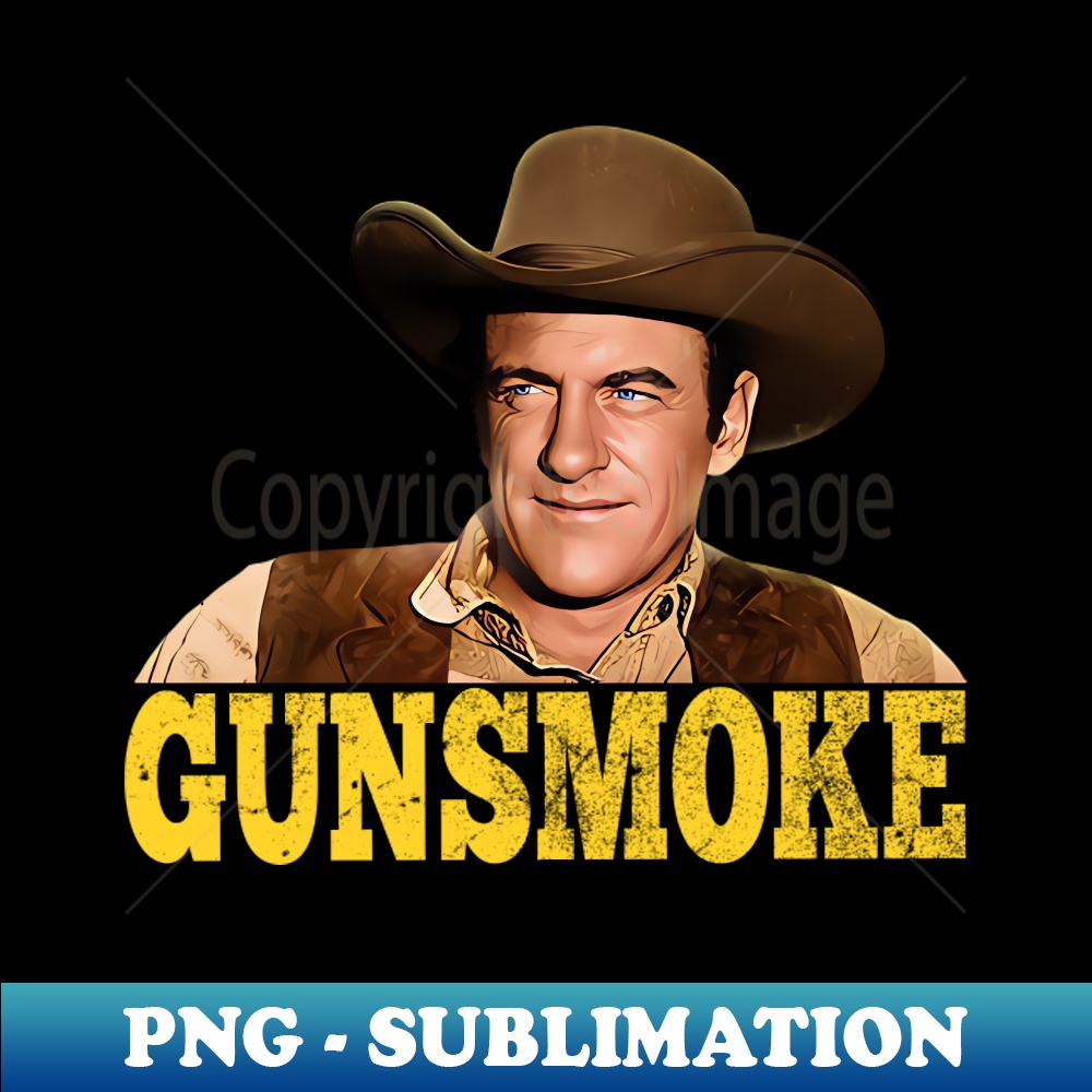 Gunsmoke Matt Dillon Sublimation-Ready PNG File Enhanc