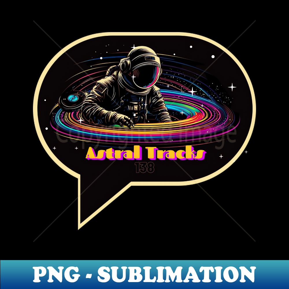 Premium Splash Art Astral Tracks Space Astronaut Rave Music | Inspire ...
