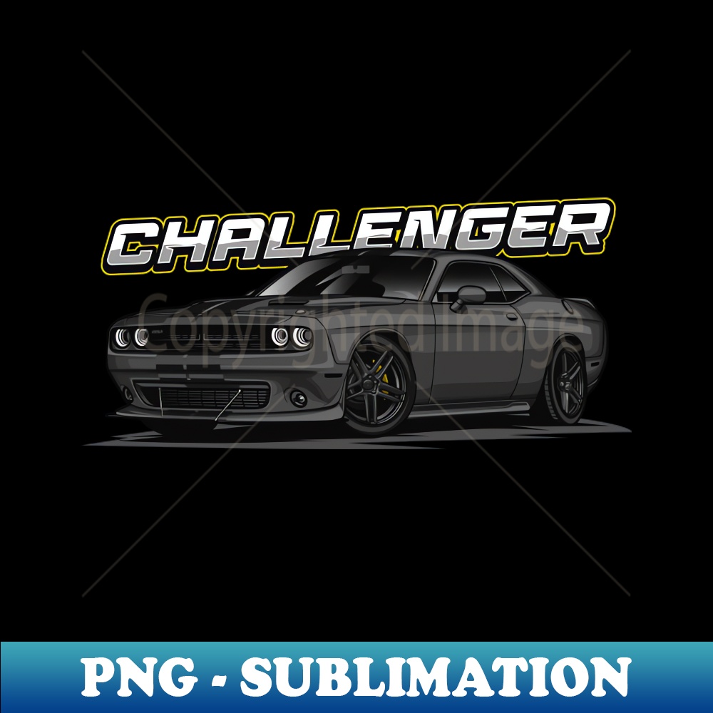 American Muscle Challenger Gloss Pitch Black HighResoluti Inspire