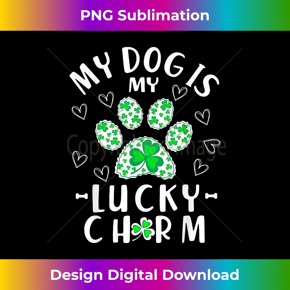 Lucky Charm Shamrock Dog Shirt