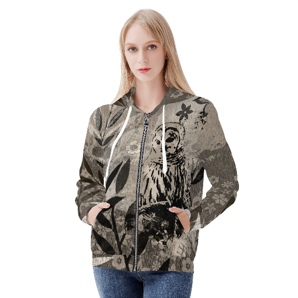 Fleur Indigine Ciel Hoodie for Women (USA Size)