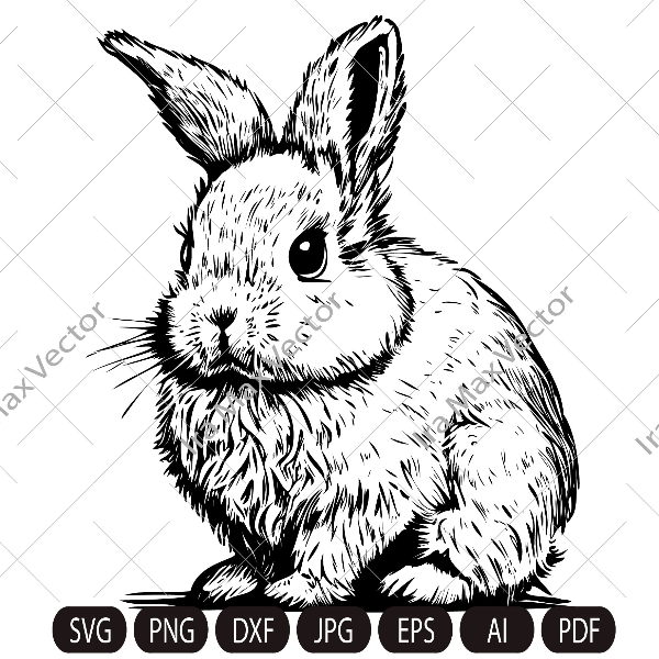 Peeking Rabbit Svg | Inspire Uplift