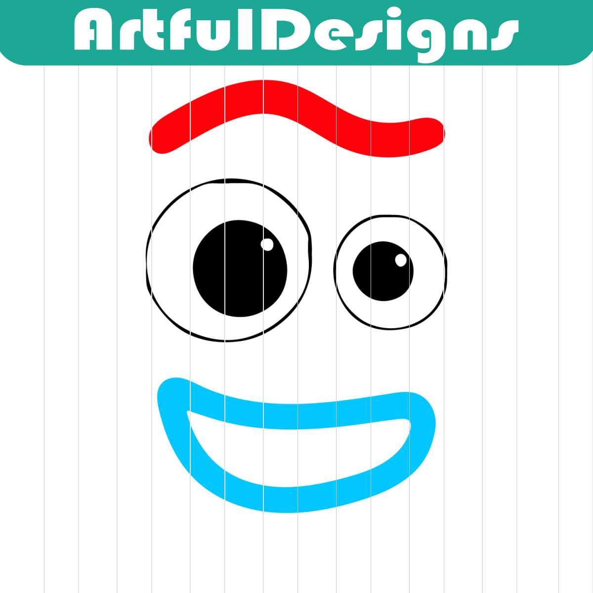 Forky Face Toy Story svg Ears svg png clipart, cricut design | Inspire ...