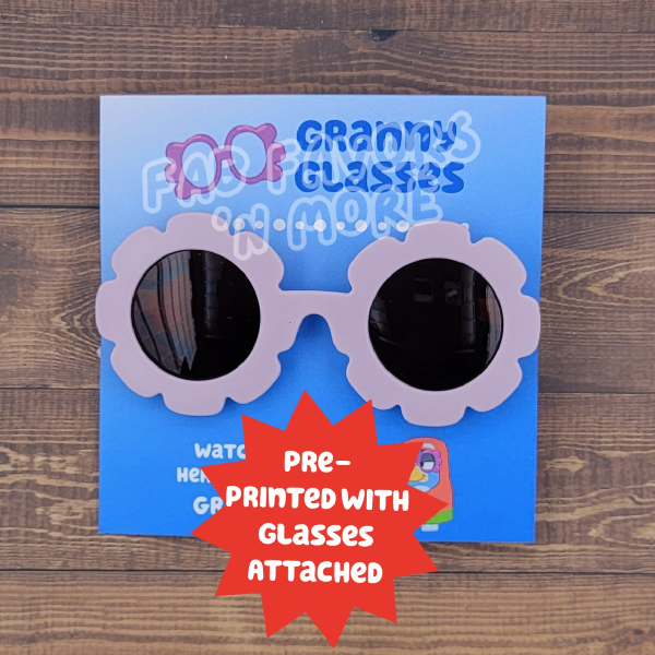 Bluey Inspired Granny Glasses Party Favors, Granny Glasses | Inspire Uplift