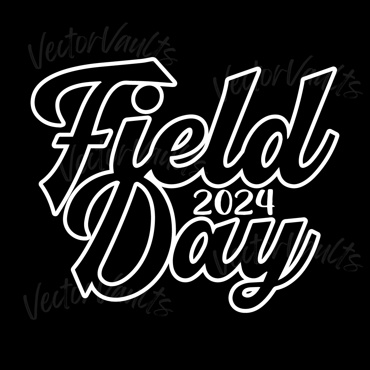 Retro School Field Day 2024 SVG Digital Download Files Inspire Uplift