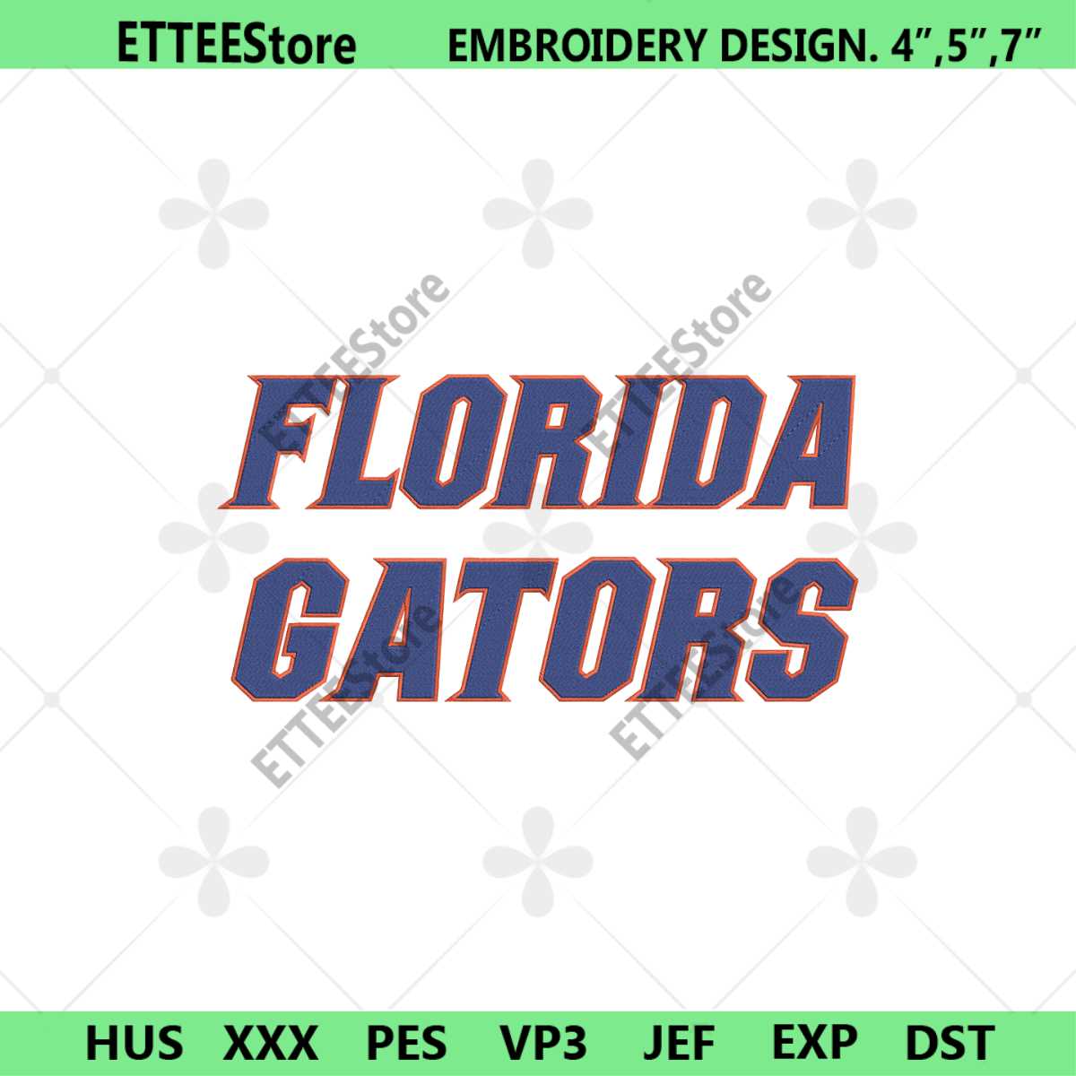 Florida Gators Wordmark Logo Machine Embroidery Design, Flor | Inspire ...