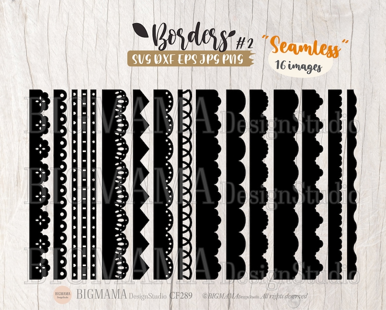 Lace Border,Border Svg,Seamless,Pattern,Border Svg Bundle,Bo | Inspire ...
