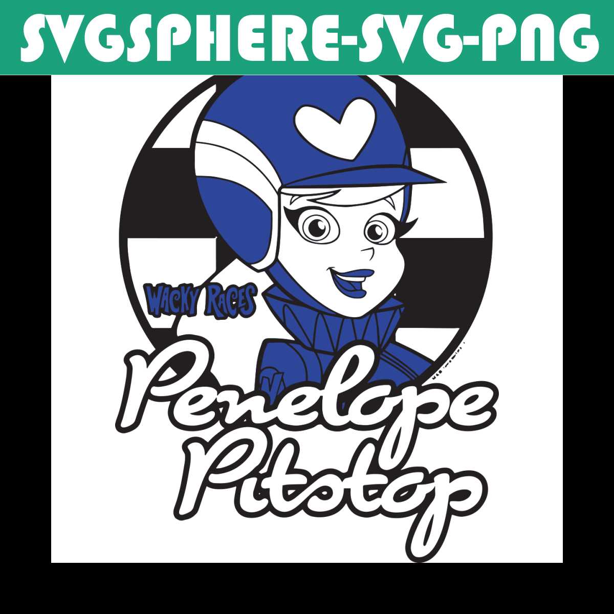 Penelope Svg Wacky Races Penelope Pitstop Svg, Trending Svg, Hannah Barbe - Inspire ...