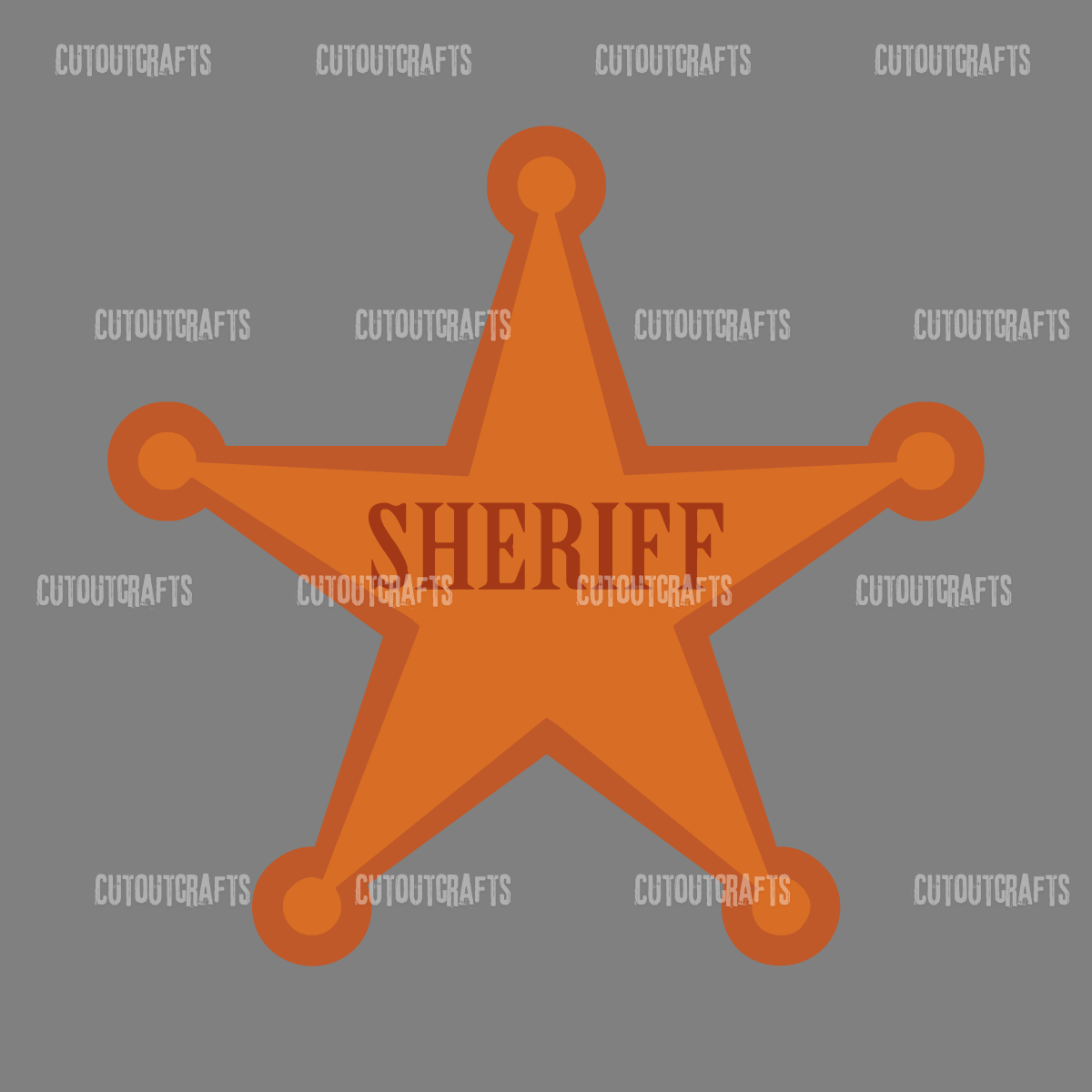 sheriff woody badge svg Digital Download Files | Inspire Uplift