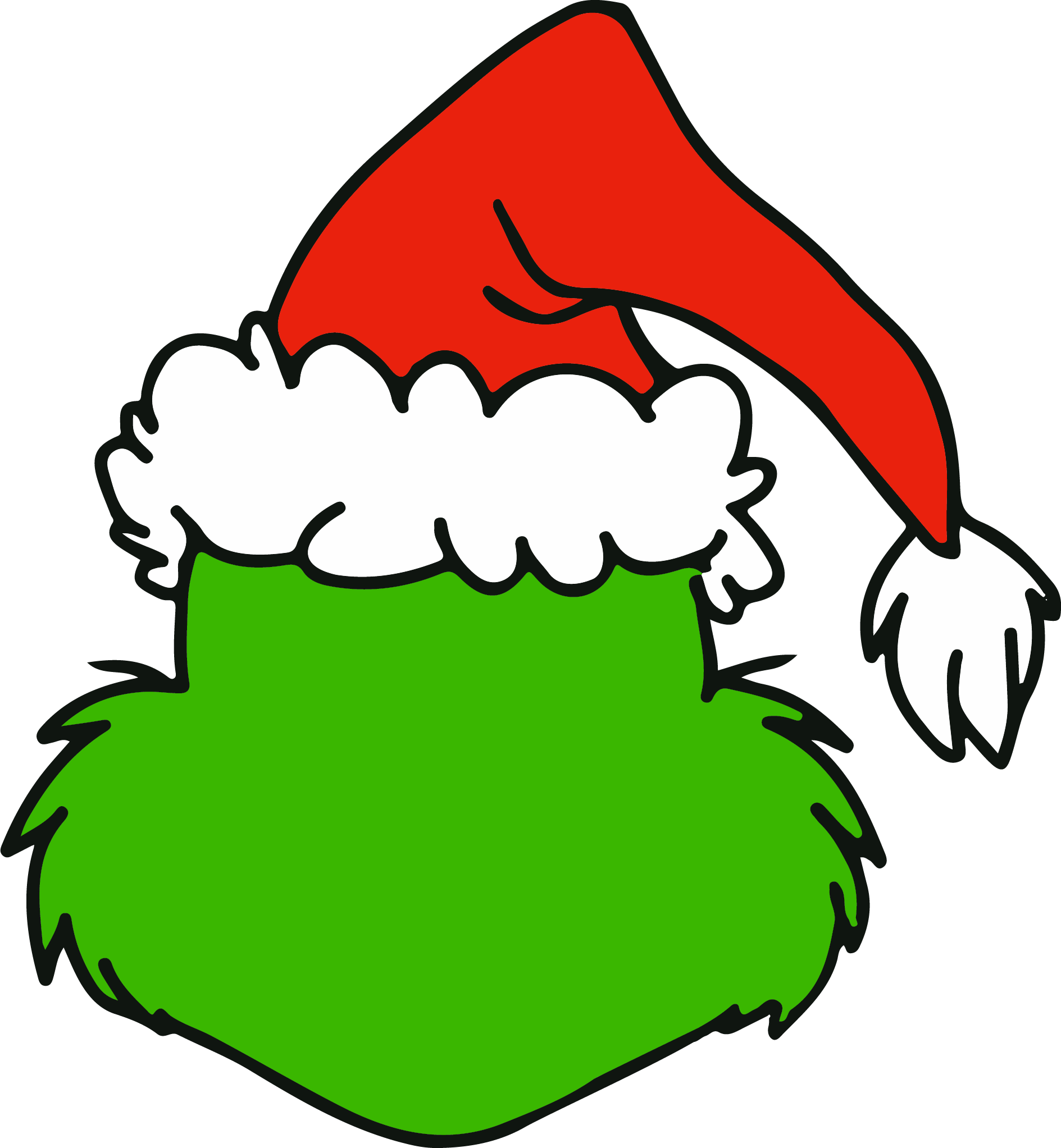 iu 1717400028 1 printable grinch santa hat grinch face svg, grinch santa hat svg