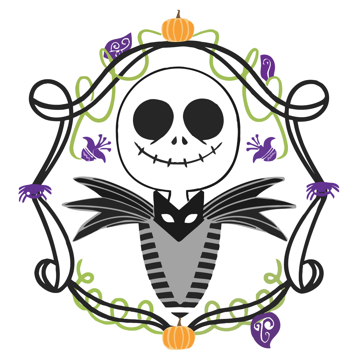Jack Skellington Svg, Nightmare Before Christmas Svg, Hallow | Inspire ...