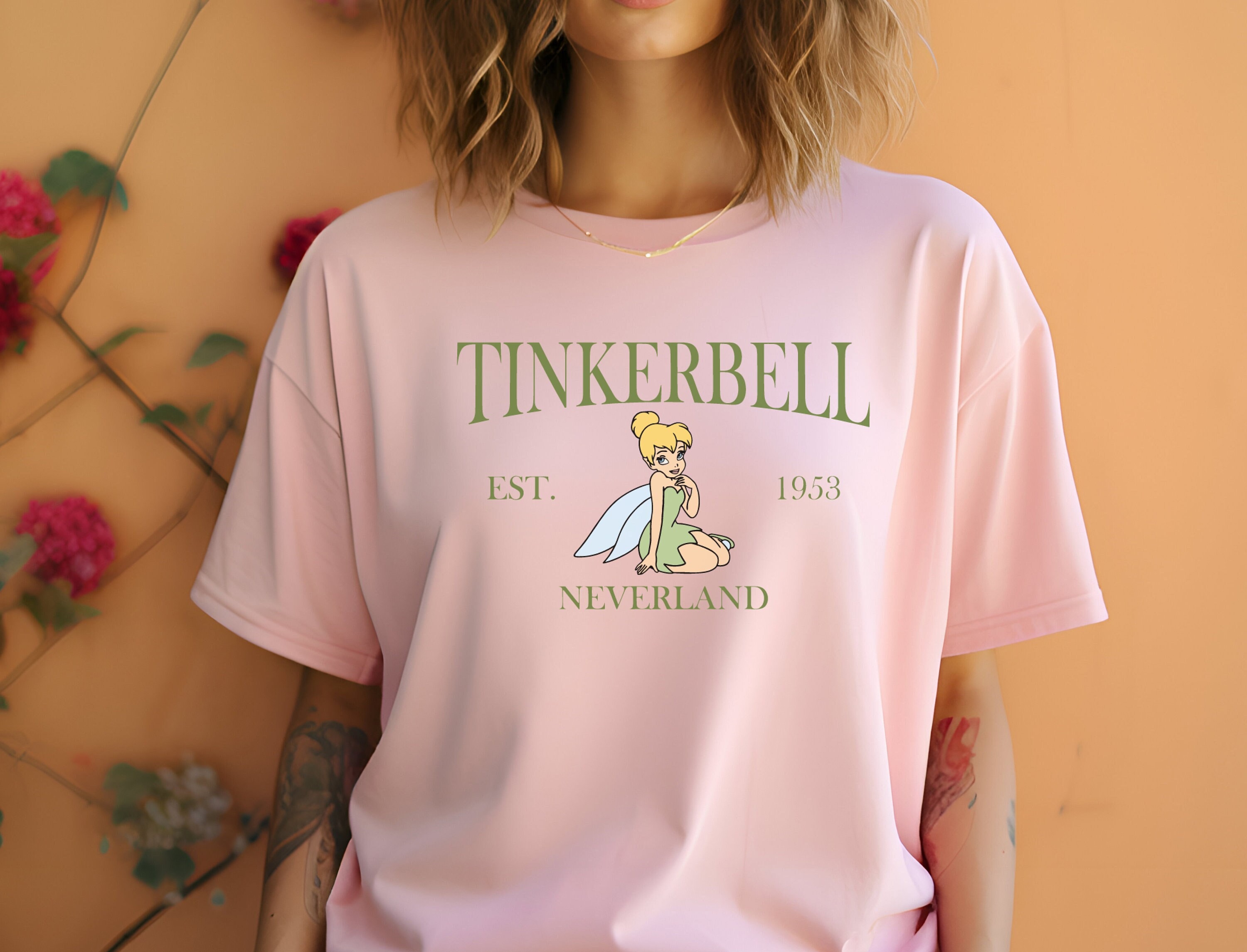 Tinkerbell 1953 Neverland Shirt, Vintage Disney Tinkerbell S | Inspire