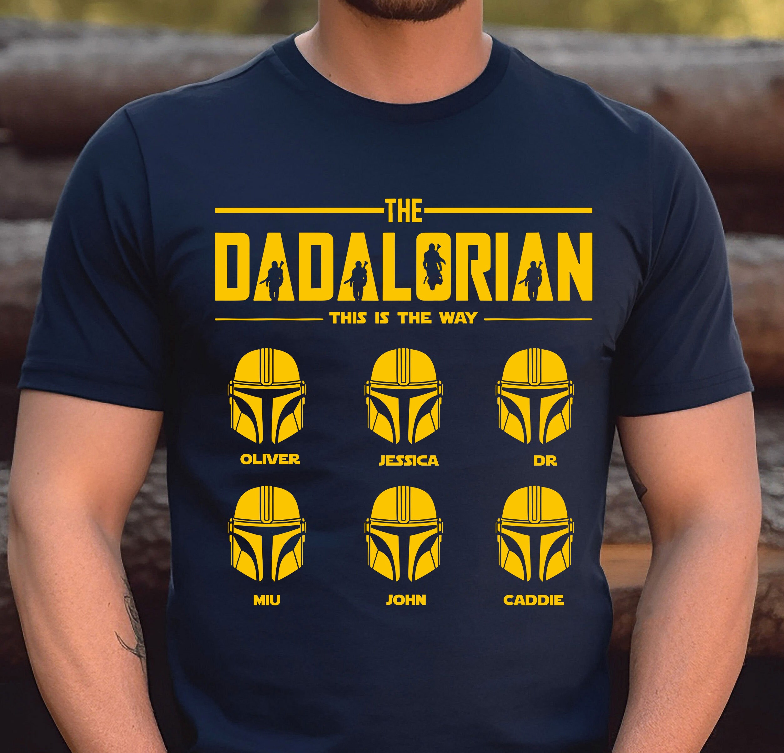 Personalized The Dadalorian This Is The Way shirt, Custom Da | Inspire ...