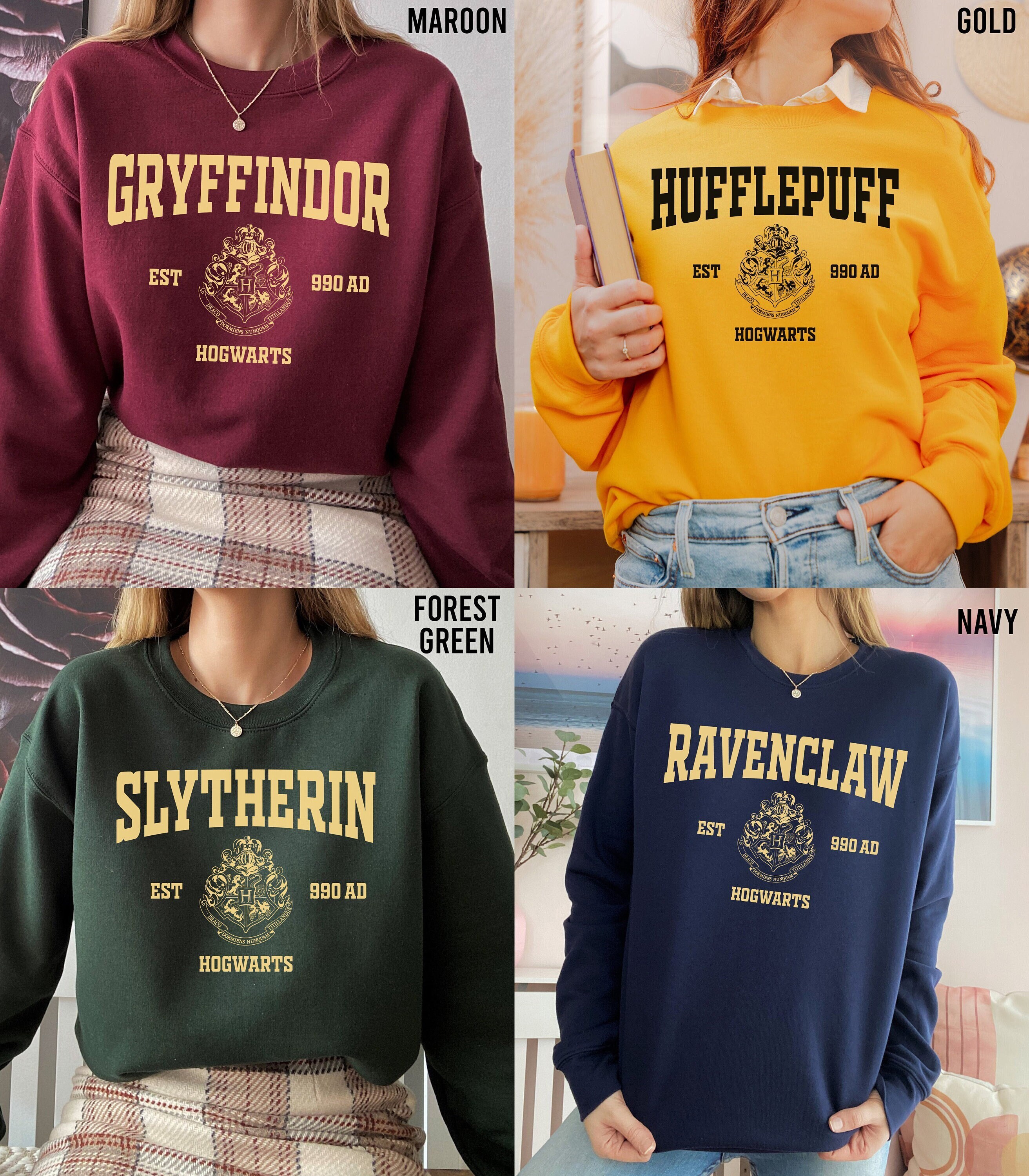 Harry Potter Anime Hogwarts T Shirt