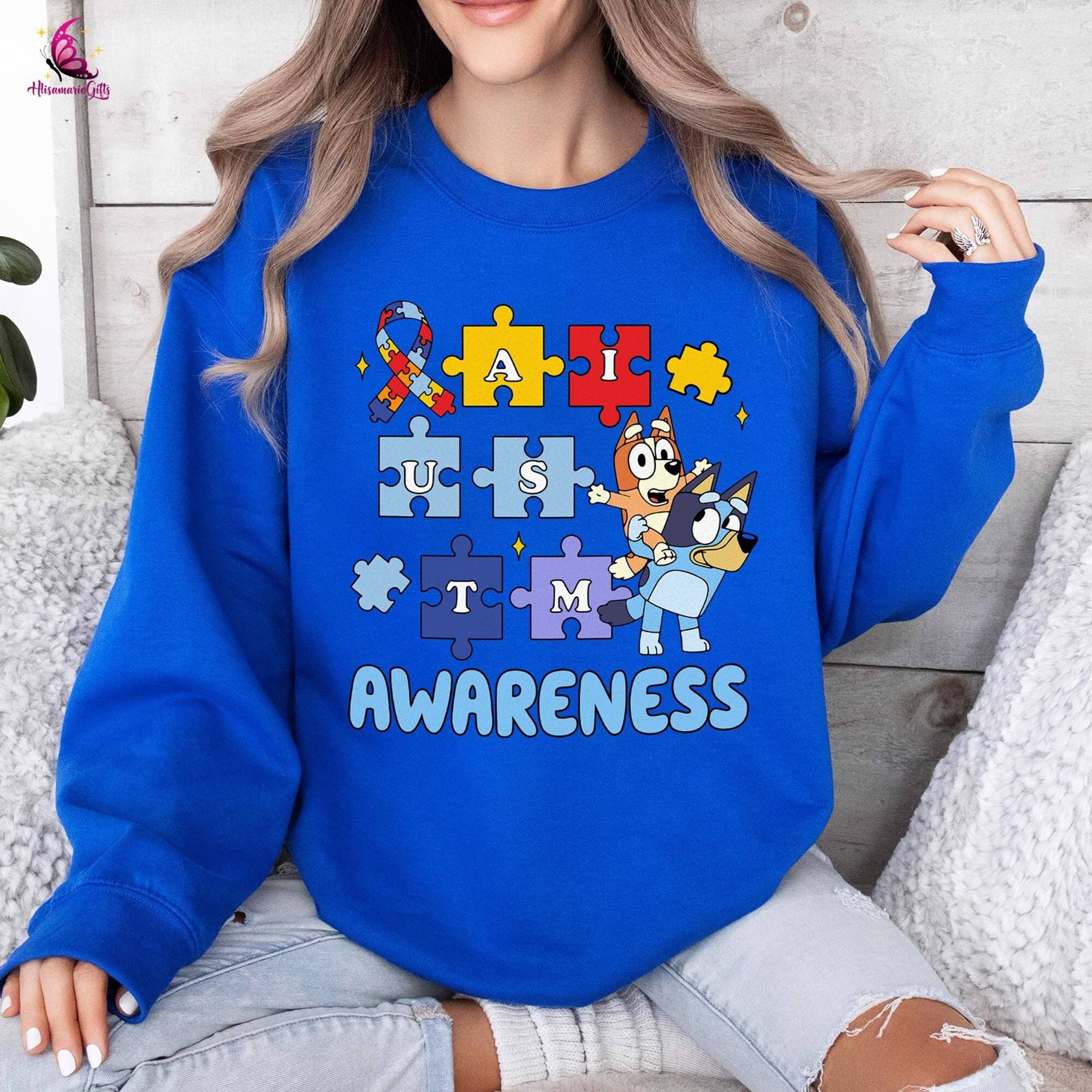 Autism Awareness Shirts For Women - 'In A World... Accept, Understand, Love' Graphic Tee
