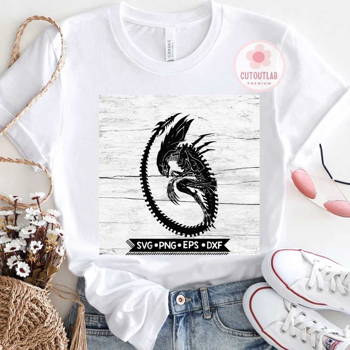 Xenomorph Svg, Halloween Svg, Alien Svg, Cricut File, Svg | Inspire Uplift