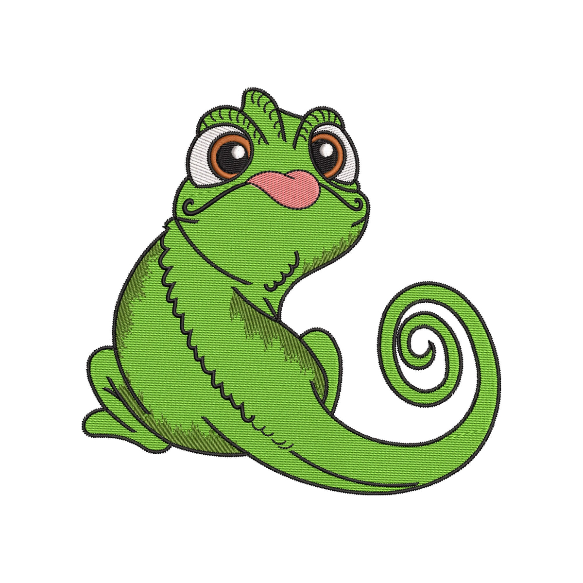 Chameleon Embroidery Design, Chameleon Lizard Machine Embroi | Inspire ...