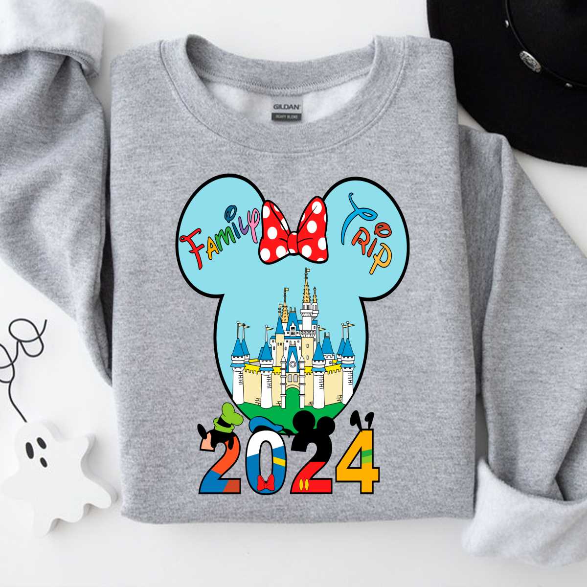 Disney Minnie And Castle Family Trip 2024 SVG | Inspire Uplift
