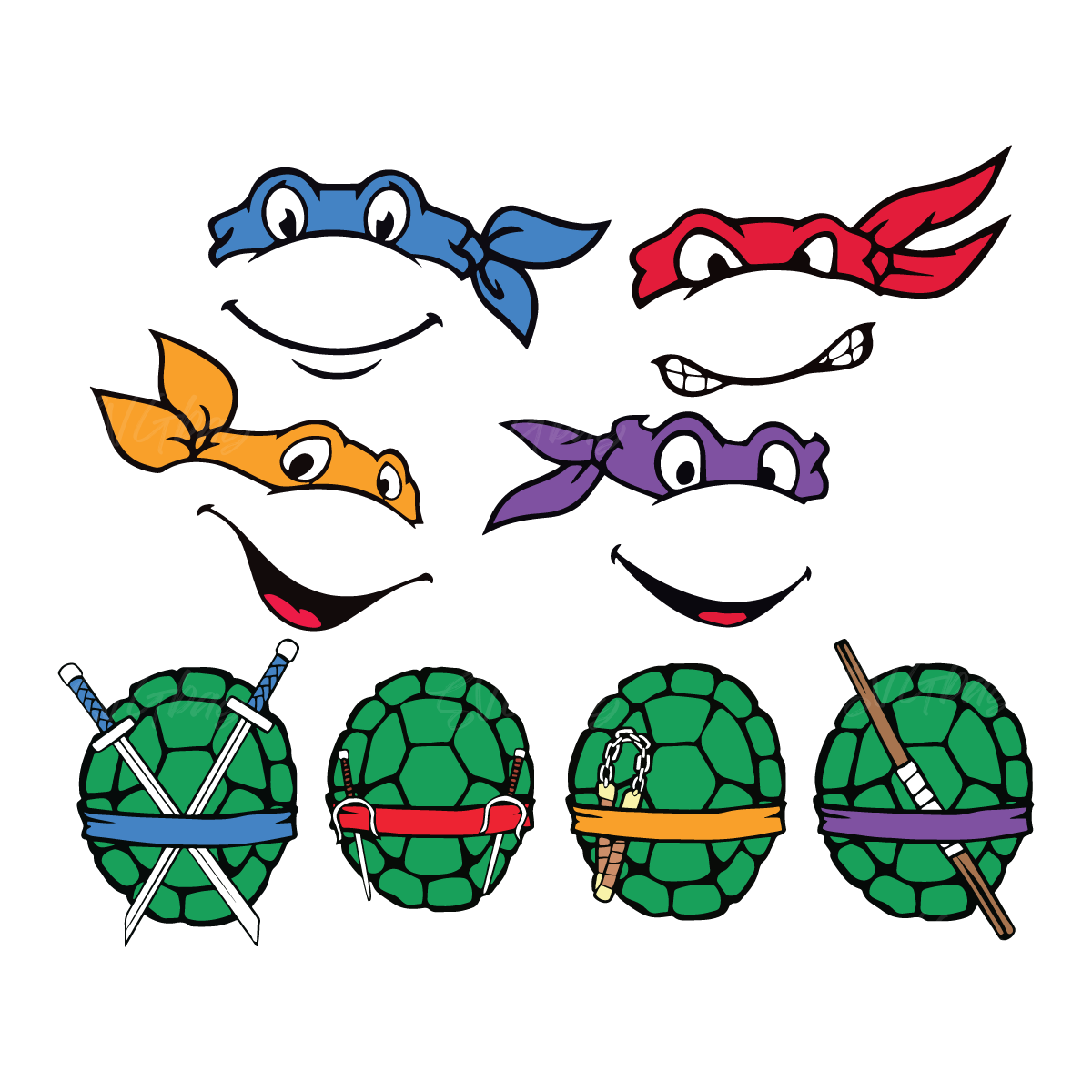 thumbnail image 2 of Teenage Mutant Ninja Turtles LED Mask – Green, One Size, Unisex – With Batteries (Some Blemishes) 2 of 4