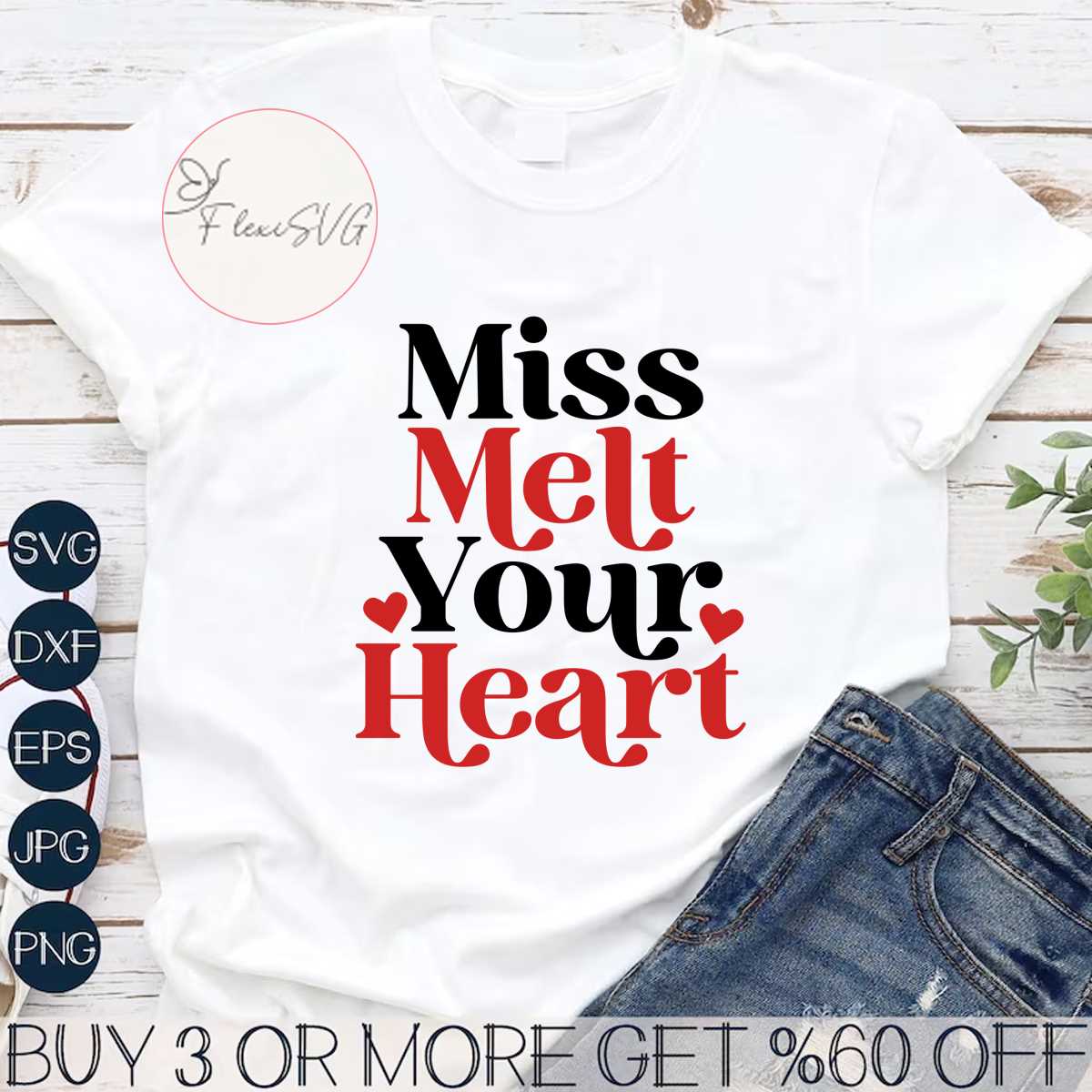 Miss Melt Your Hearts SVG PNG file Inspire Uplift