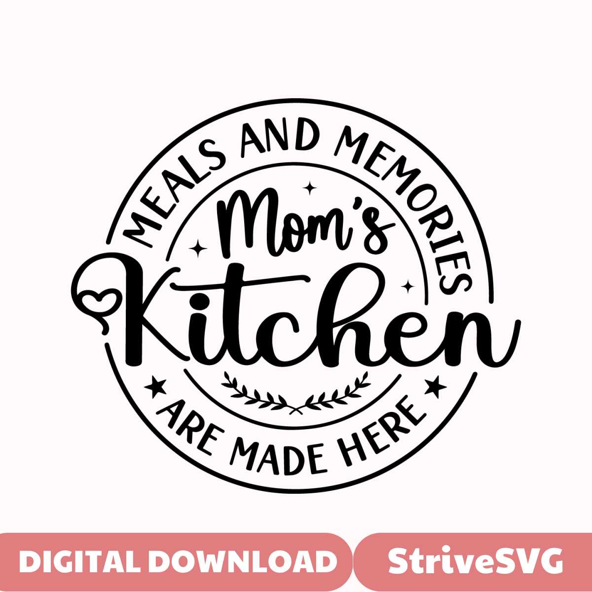 Mom Kitchen Svg | Inspire Uplift