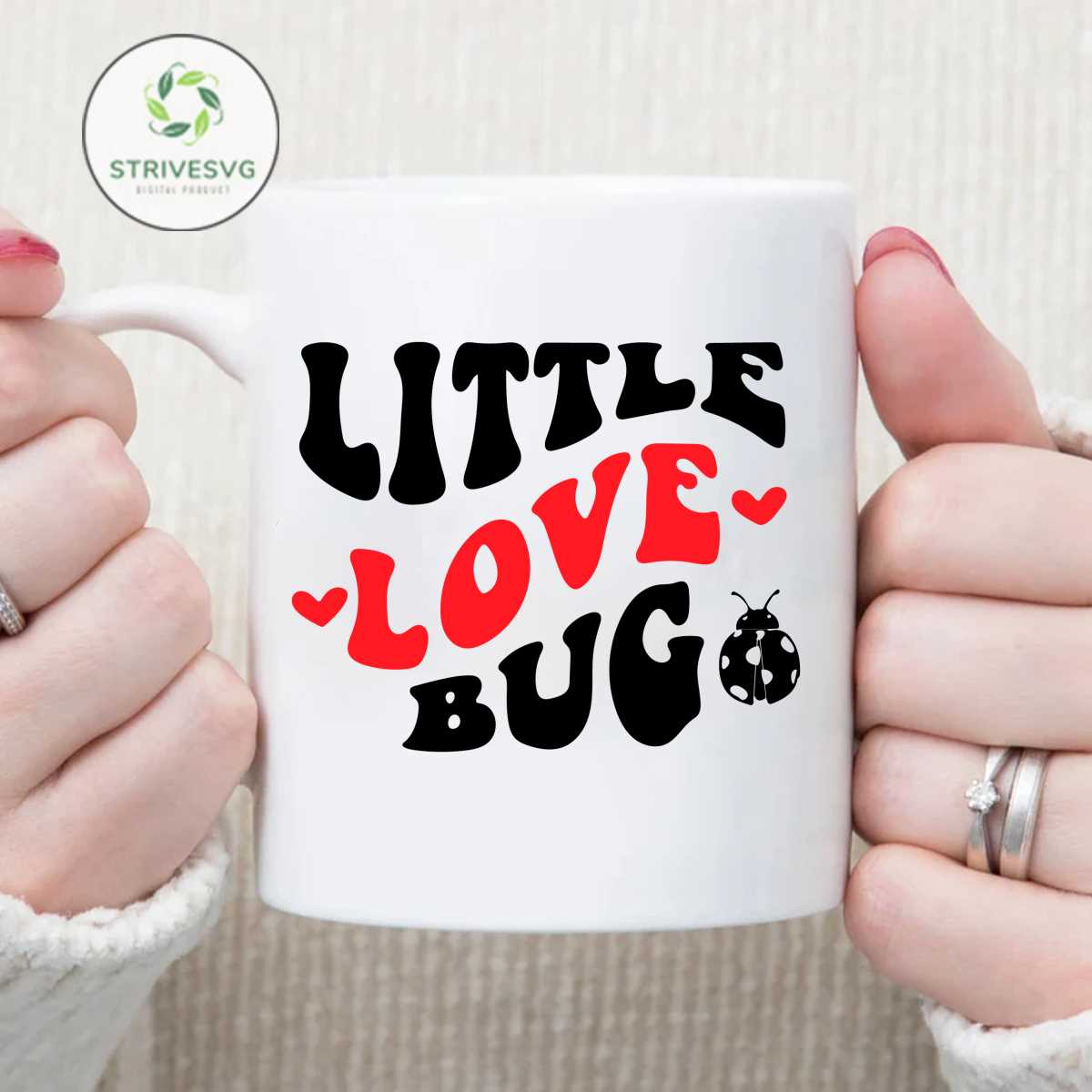 Valentine's Day SVG, Little Love Bug PNG Kids Valentines Day | Inspire ...