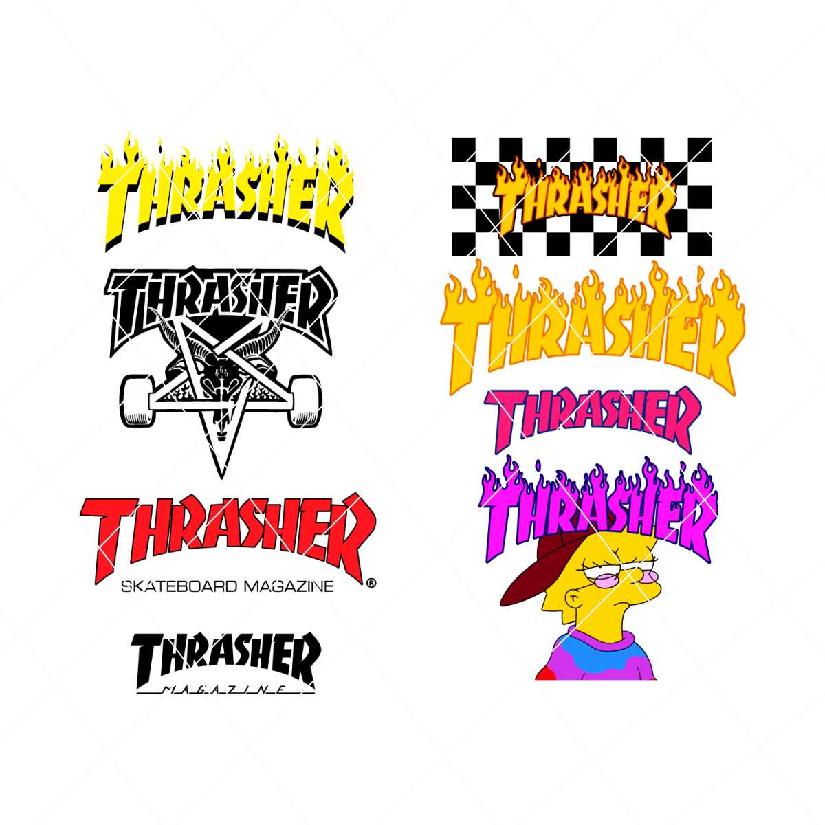 New Thrasher Logo SVG, Trending Svg, Fashion Brand Logo Clipart, Thrasher logo, Thrasher Svg,Thrasher Logo Brand
