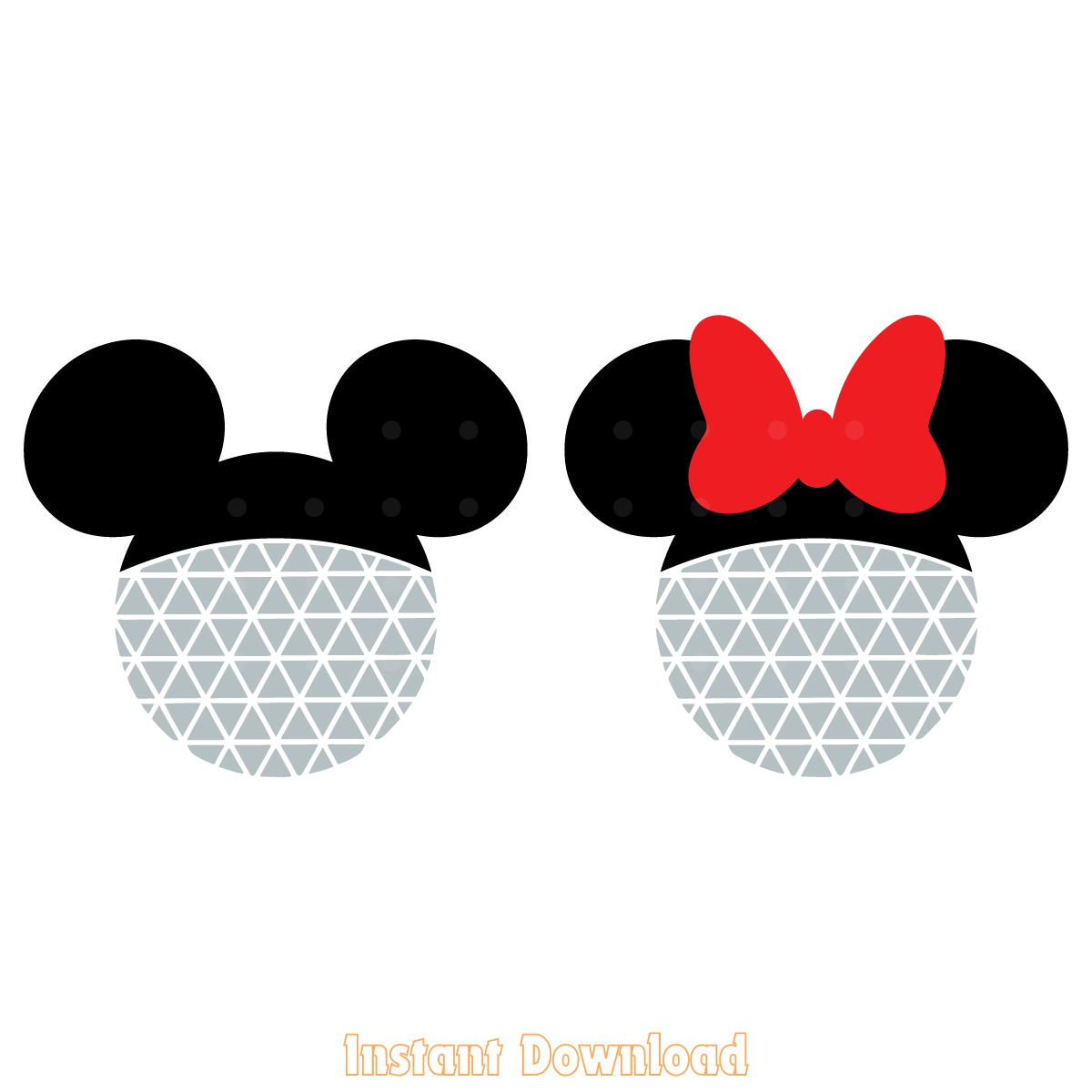Mickey Ears Clipart | Inspire Uplift